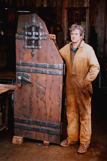 Steve Gropp and custom door